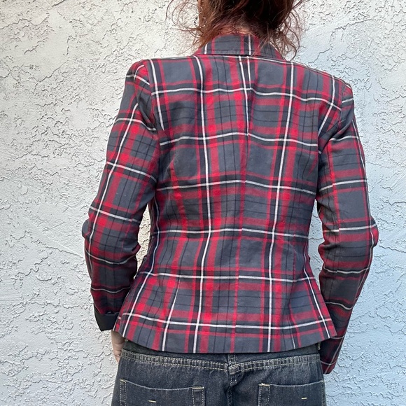 Y2k Plaid Blazer - Picture 8 of 13